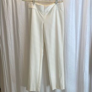 Worth Cream Straight Leg Pants with Timeless Elegance